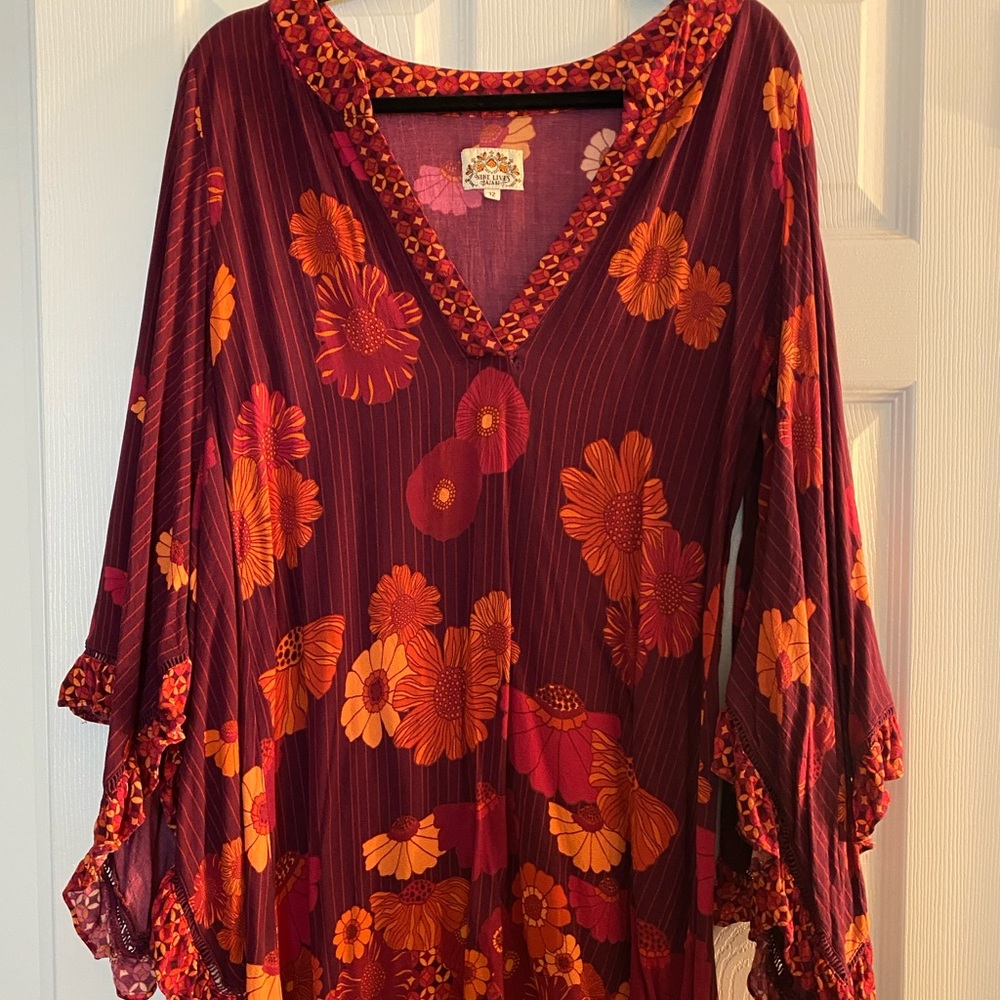 SOLD Nine Lives Bazaar mini dress in voodoo